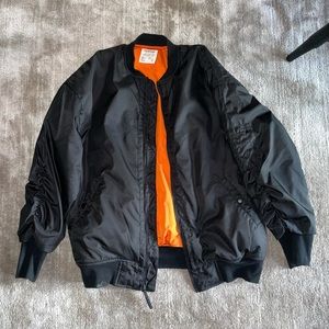 FairPlay Black Bomber Jacket
